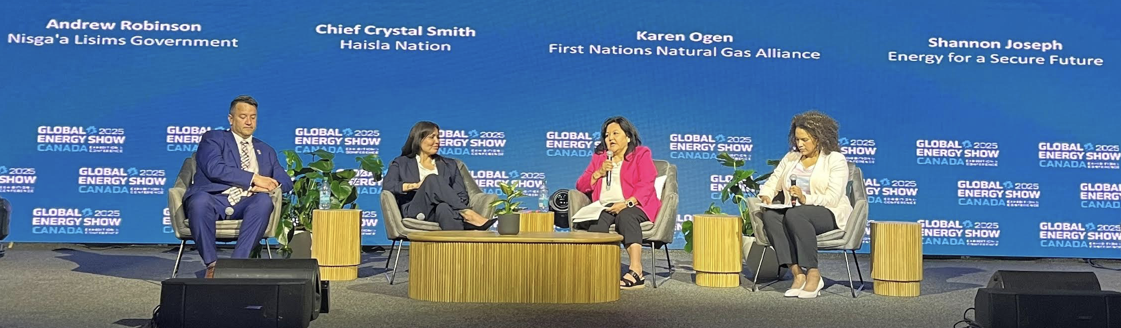 Photo: Panel discussion at Global Energy Show, Calgary